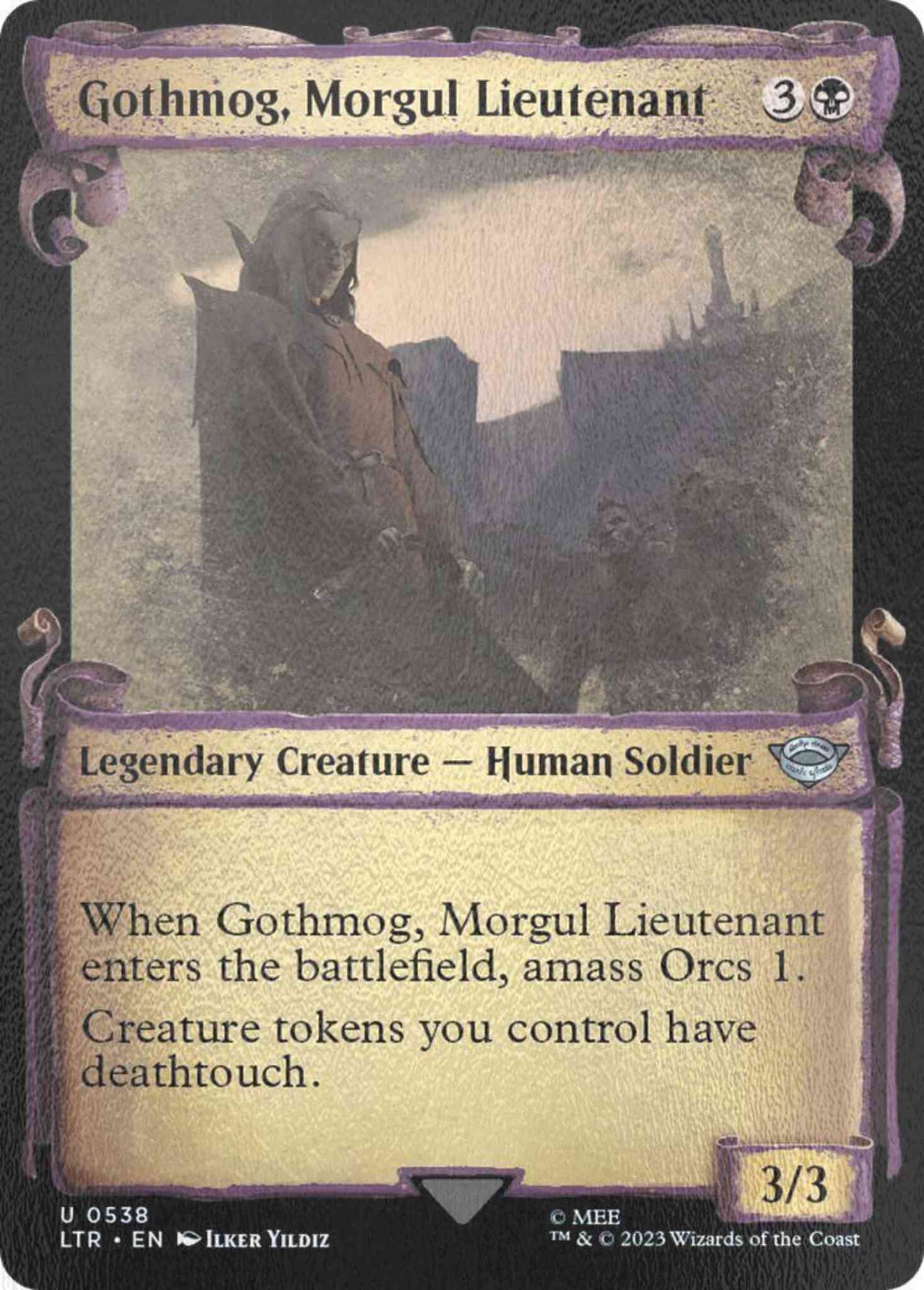 Gothmog, Morgul Lieutenant [538] [Scrolls Showcase] [The Lord of the Rings: Tales of Middle-earth] [Silver Foil]