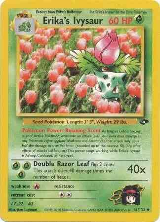 Erika's Ivysaur - 41/132 - Uncommon - Unlimited [gym2U-41] [Non-Holo]