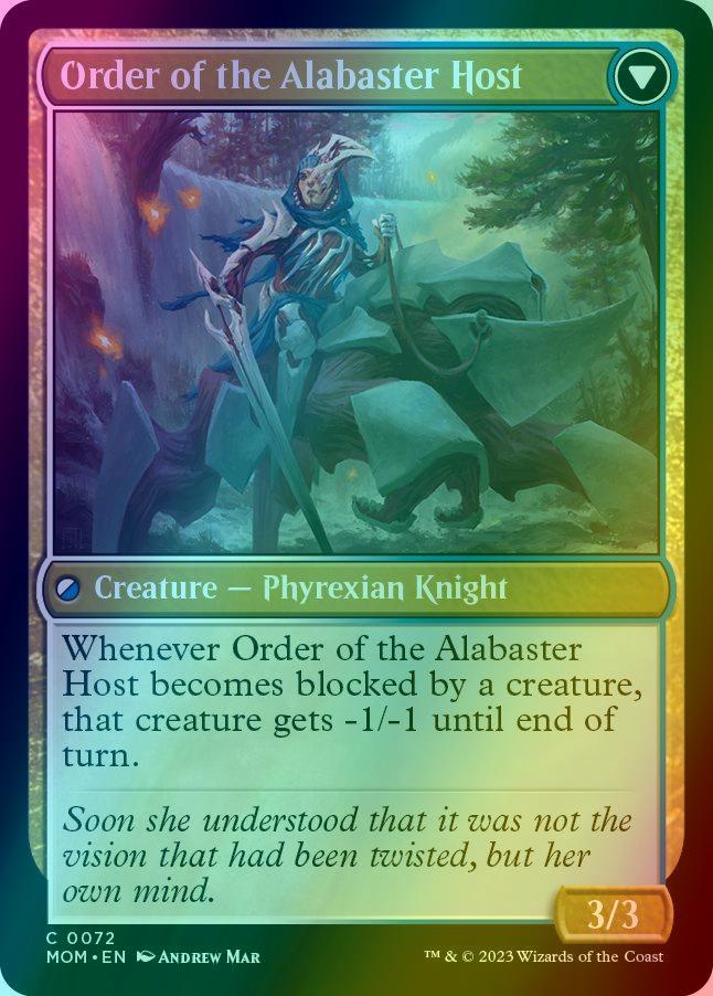 Order of the Mirror // Order of the Alabaster Host [72] [March of the Machine] [Foil]