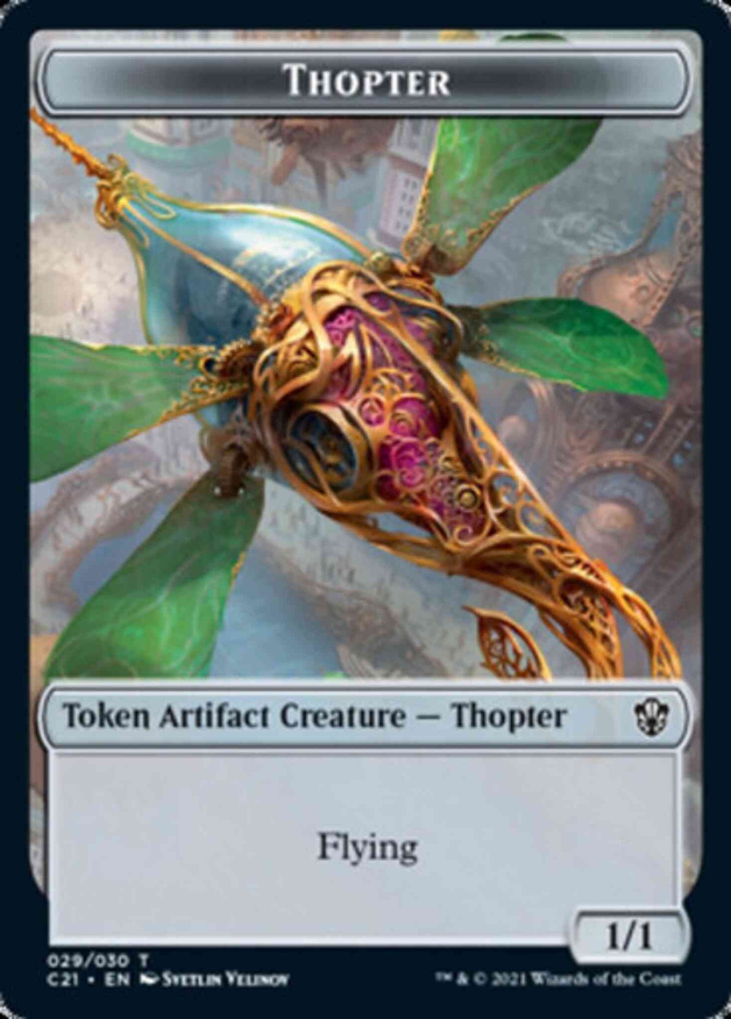 Golem Token (27) // Thopter Token (29) [Commander 2021 Tokens] [Non-Foil]