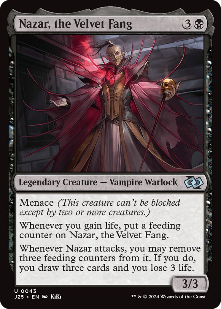Nazar, the Velvet Fang [43] [Anime] [Foundations: Jumpstart] [Non-Foil]