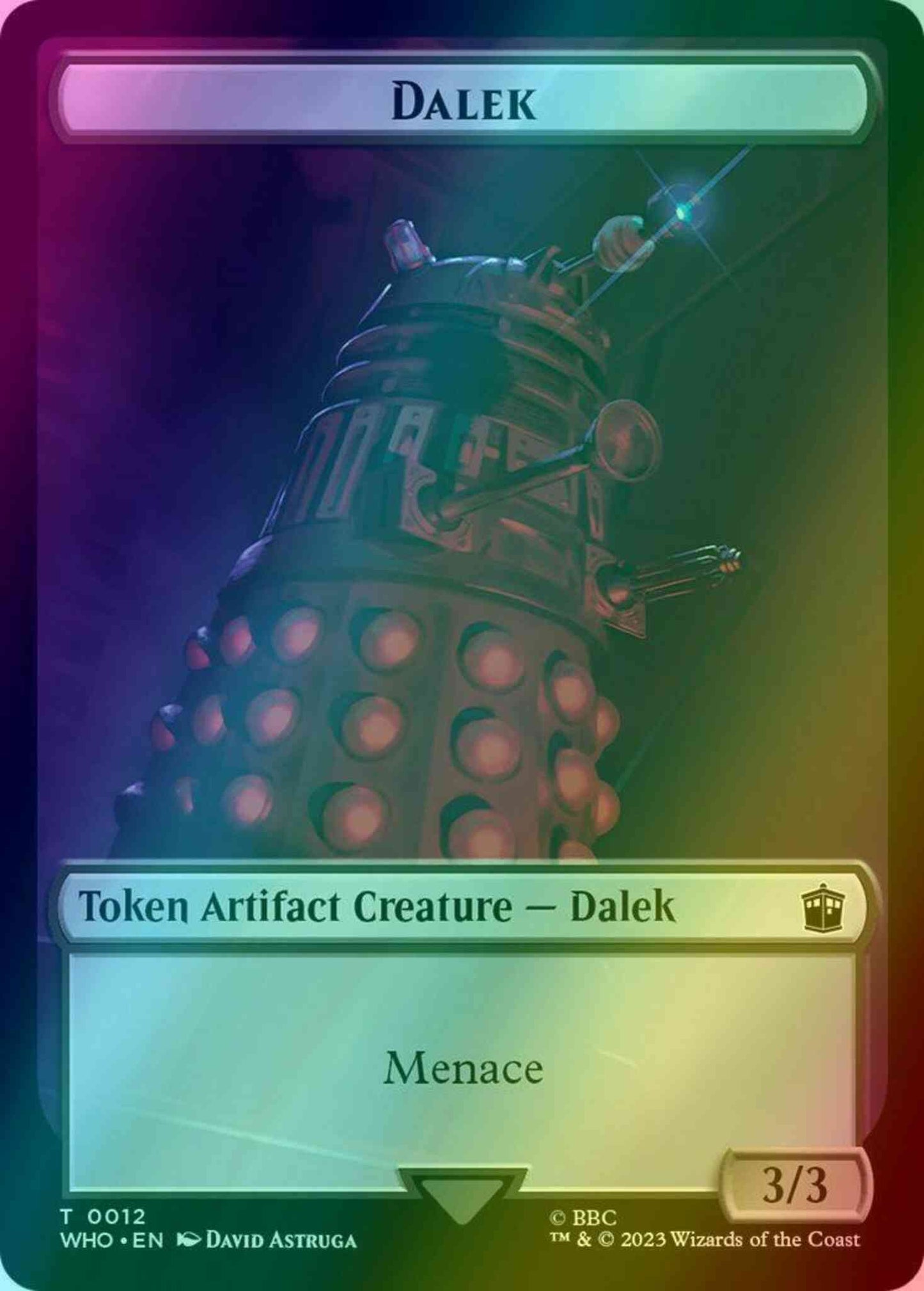 Dalek Token (12) // Treasure Token (31) [Universes Beyond: Doctor Who: Tokens] [Foil]