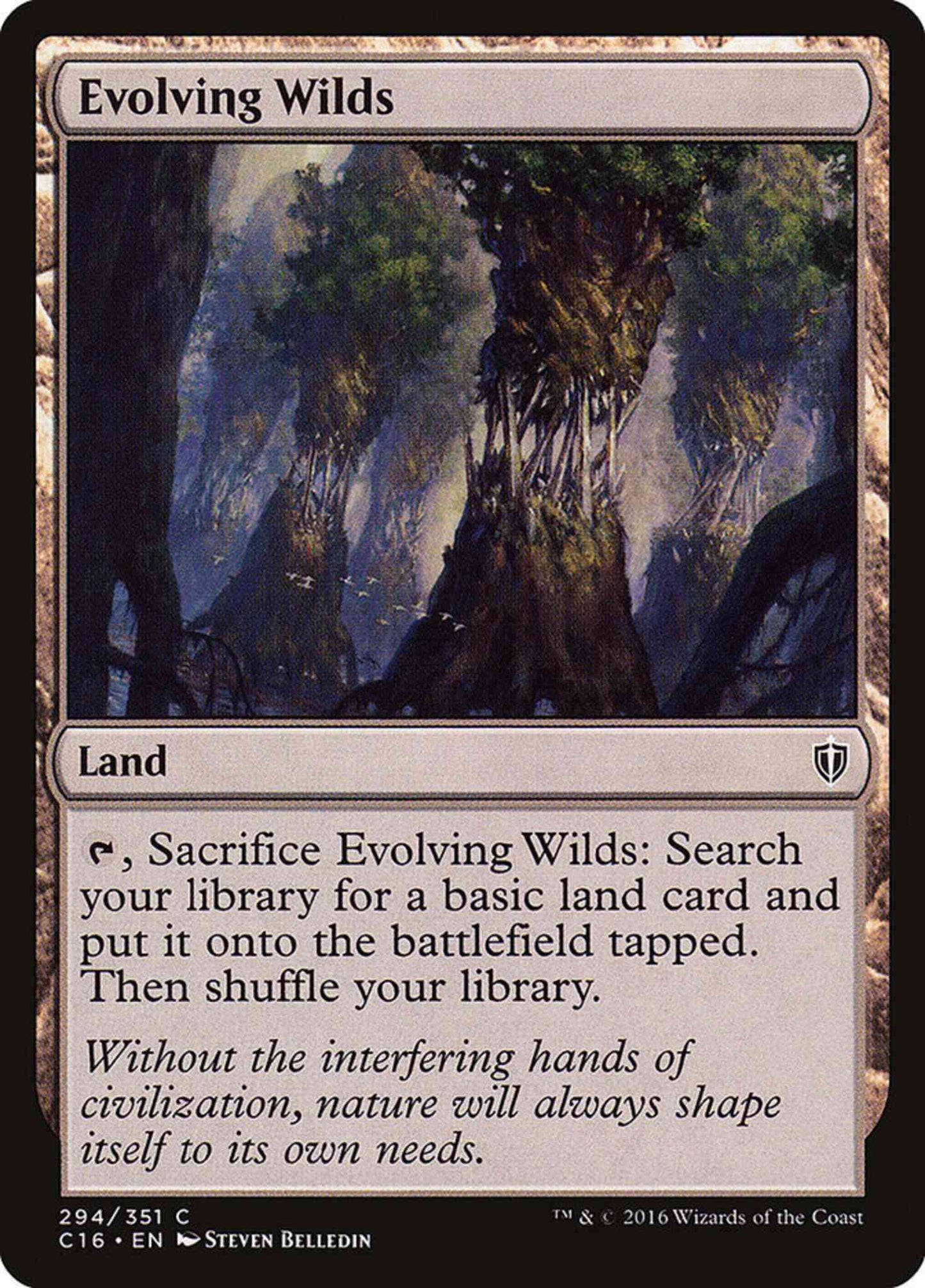 Evolving Wilds [294] [Commander 2016] [Non-Foil]
