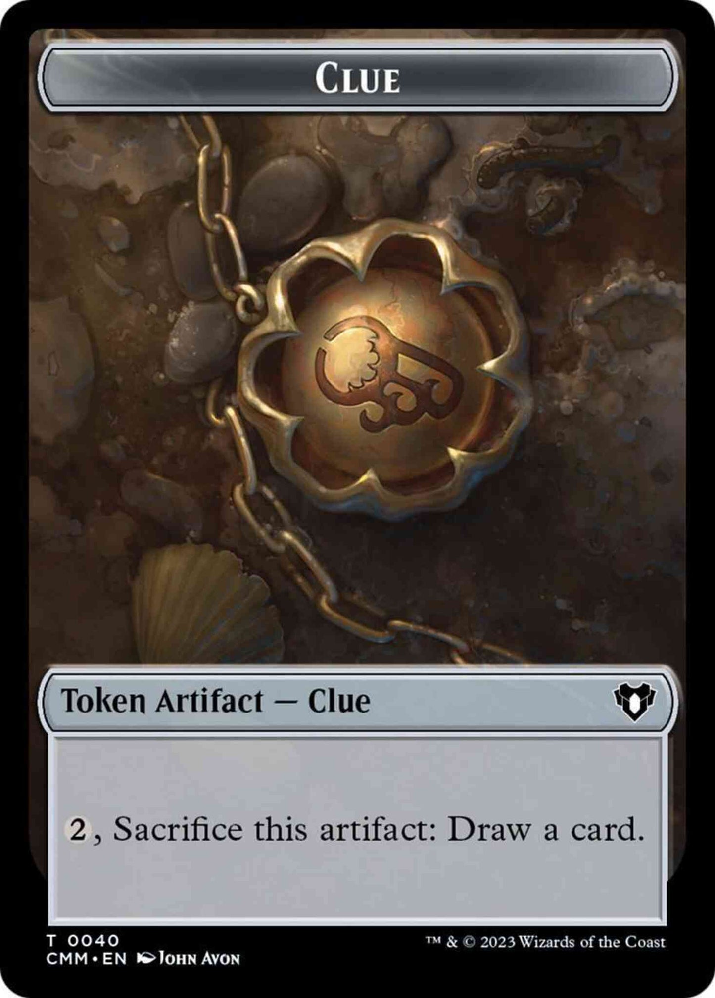 Clue Token (40) // Satyr Token (29) [Commander Masters: Tokens] [Non-Foil]