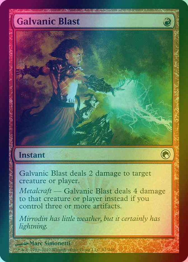 Galvanic Blast [91] [Scars Of Mirrodin] [Foil]
