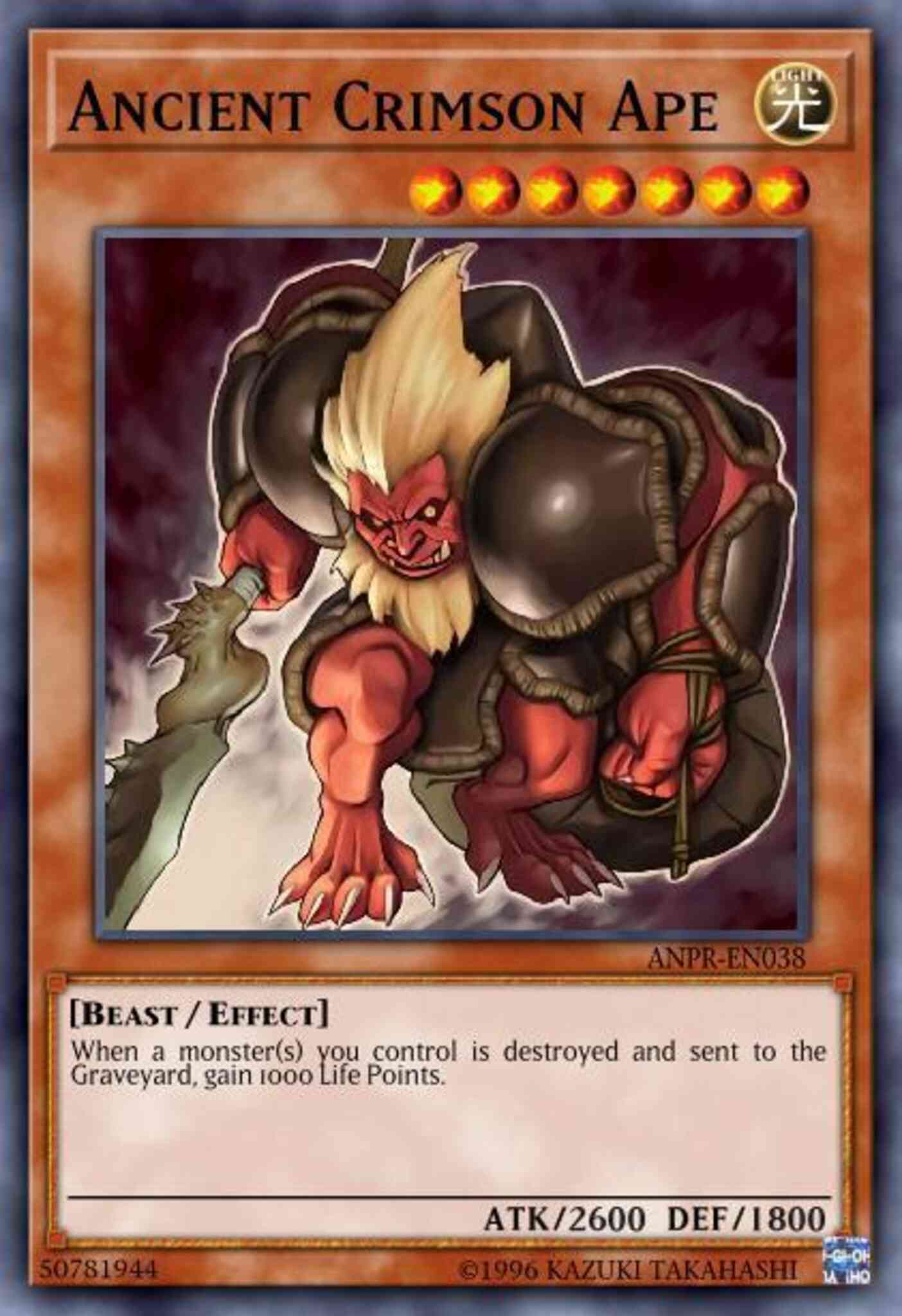 Ancient Crimson Ape - ANPR-EN038 - Common - Unlimited