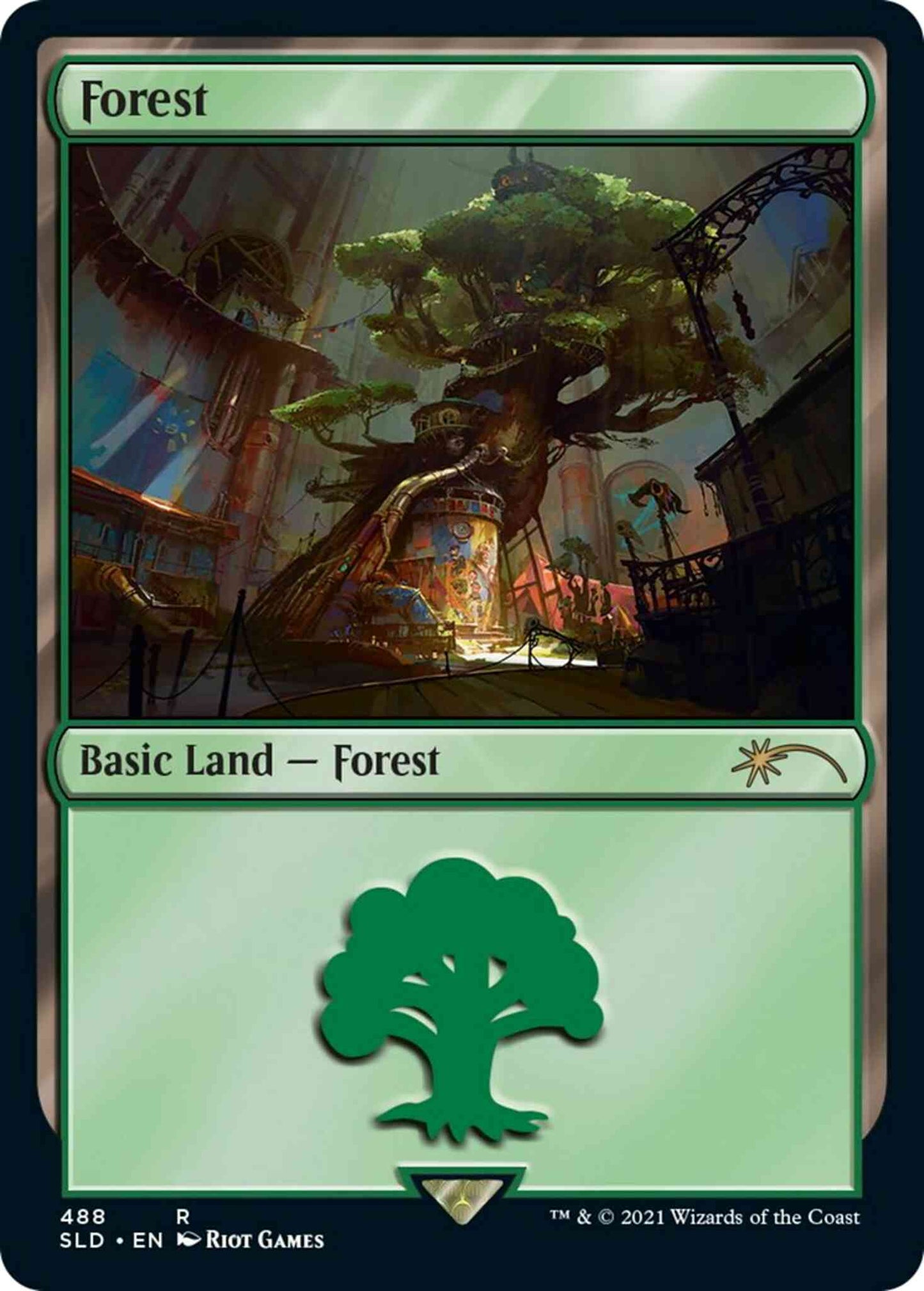 Forest [0488] [Arcane] [Secret Lair Drop] [Non-Foil]