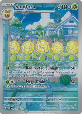 Sunflora - 169/167 - Illustration Rare [sv06-169] [Ultra]