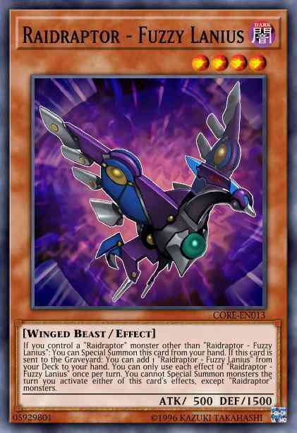 Raidraptor - Fuzzy Lanius - WIRA-EN017 - Common - 1st Edition