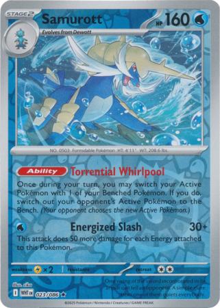 Samurott - 023/086 - Rare [sv105w-023] [Reverse Holo]