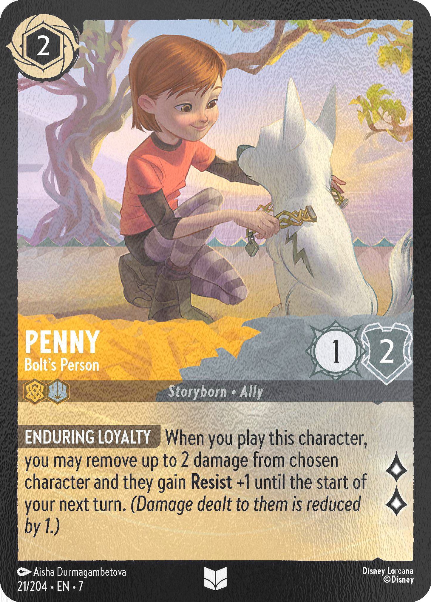 Penny - Bolt's Person - 21/204 [Archazia's Island] [Cold Foil]