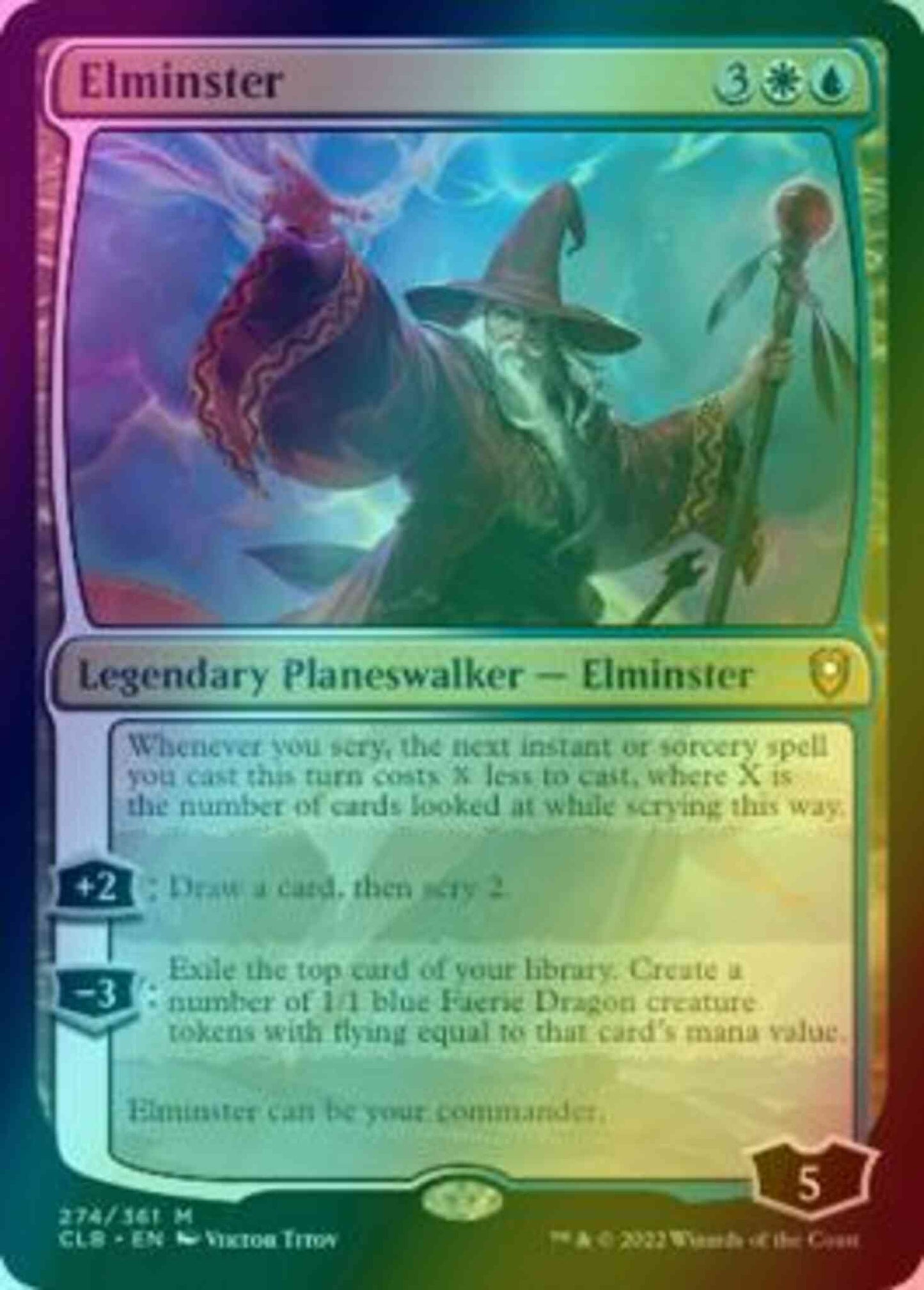 Elminster [274] [Commander Legends: Battle for Baldur's Gate] [Foil]