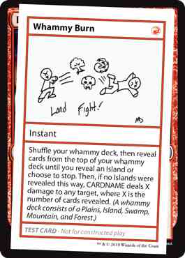 Whammy Burn - No Symbol [70] [Mystery Booster Playtest Cards 2021] [Non-Foil]