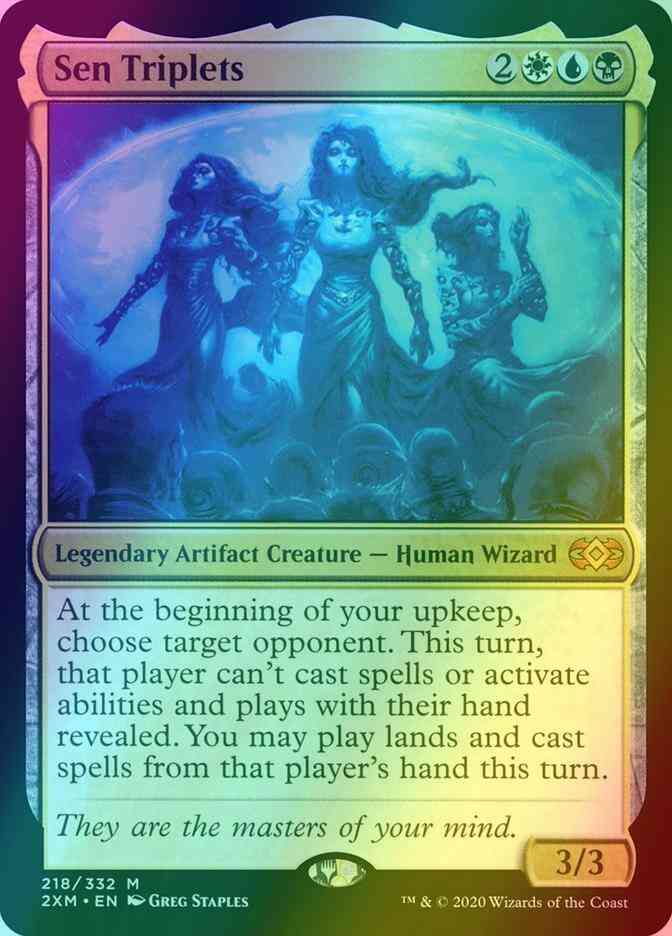 Sen Triplets [218] [Double Masters] [Foil]