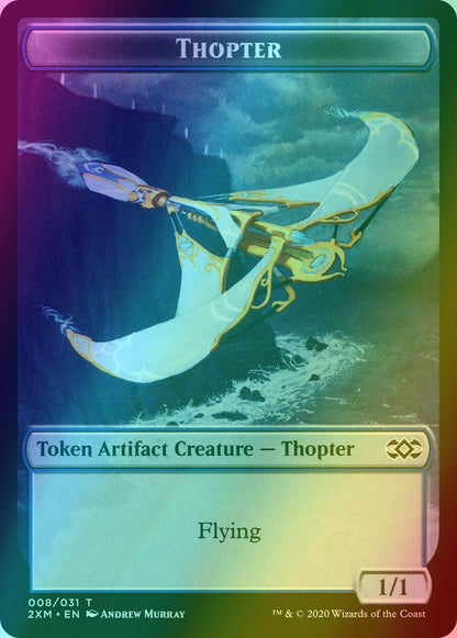 Copy Token (31) // Thopter Token (08) [Double Masters Tokens] [Foil]