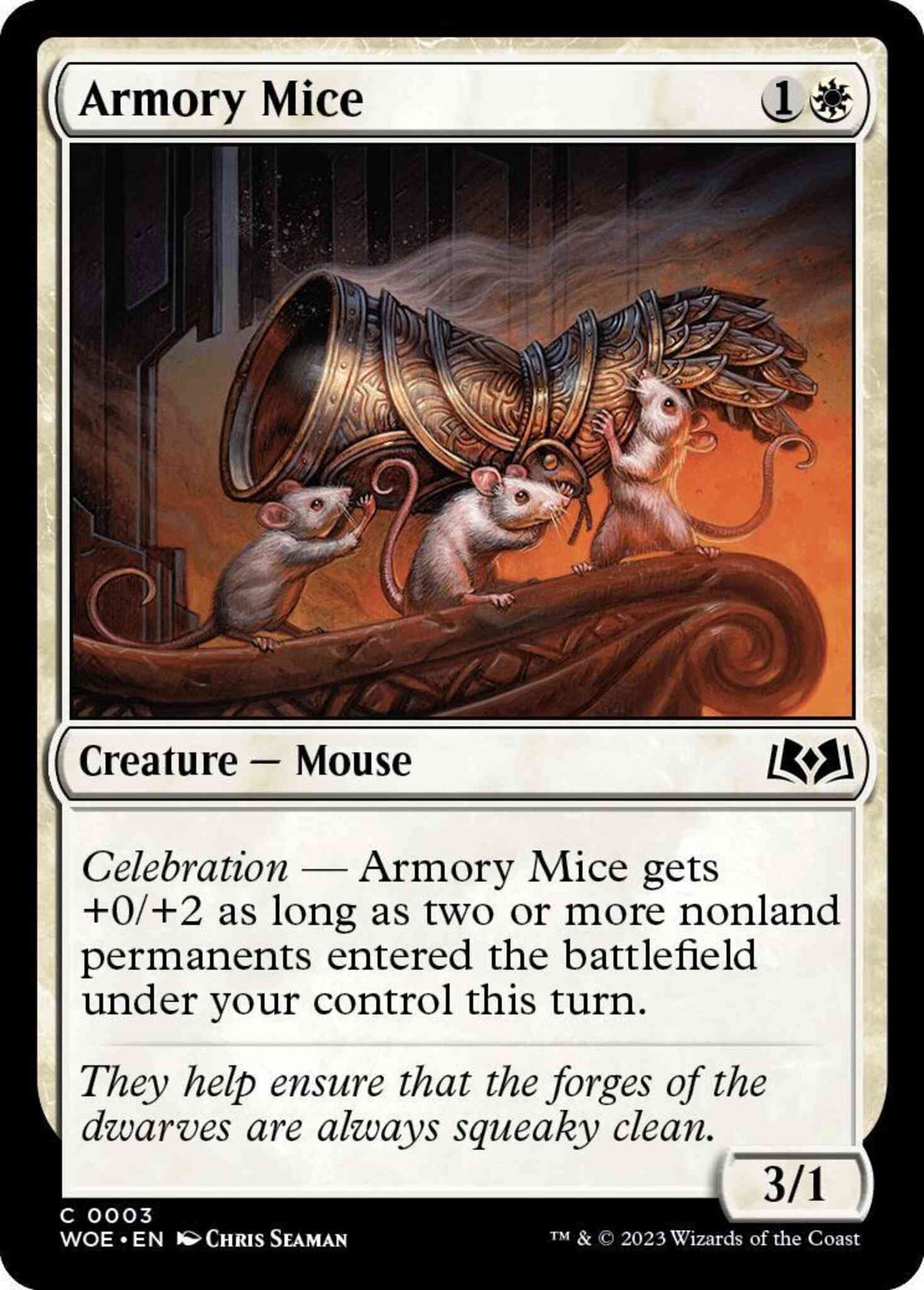 Armory Mice [3] [Wilds of Eldraine] [Non-Foil]