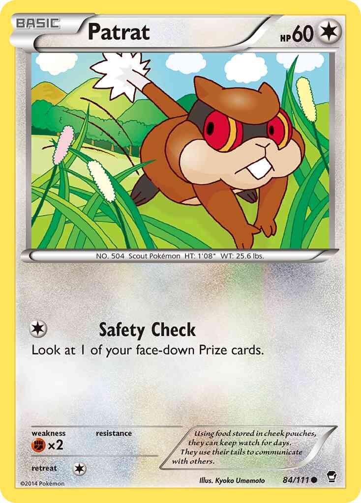 Patrat - 84/111 - Common [xy3-84] [Non-Holo]