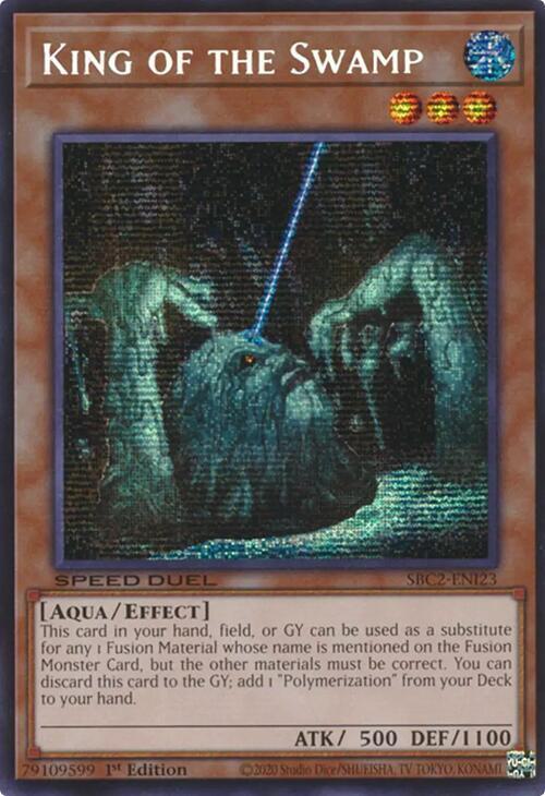 King of the Swamp - SBC2-ENI23 - Prismatic Secret Rare - 1st Edition