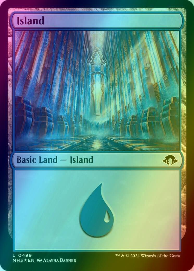 Island [499] [Modern Horizons 3] [Ripple Foil]