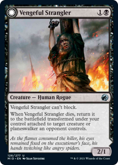 Vengeful Strangler // Strangling Grasp [126] [Innistrad: Midnight Hunt] [Non-Foil]