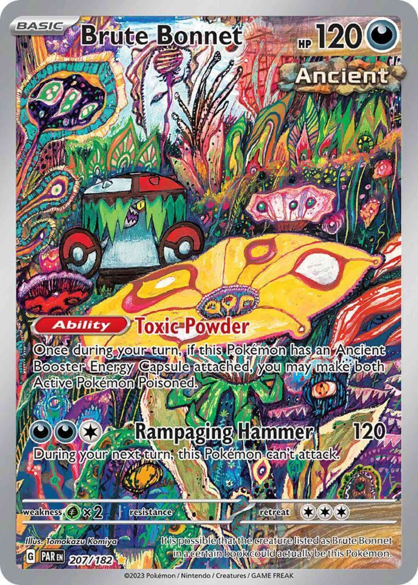 Brute Bonnet - 207/182 - Illustration Rare [sv04-207] [Ultra]