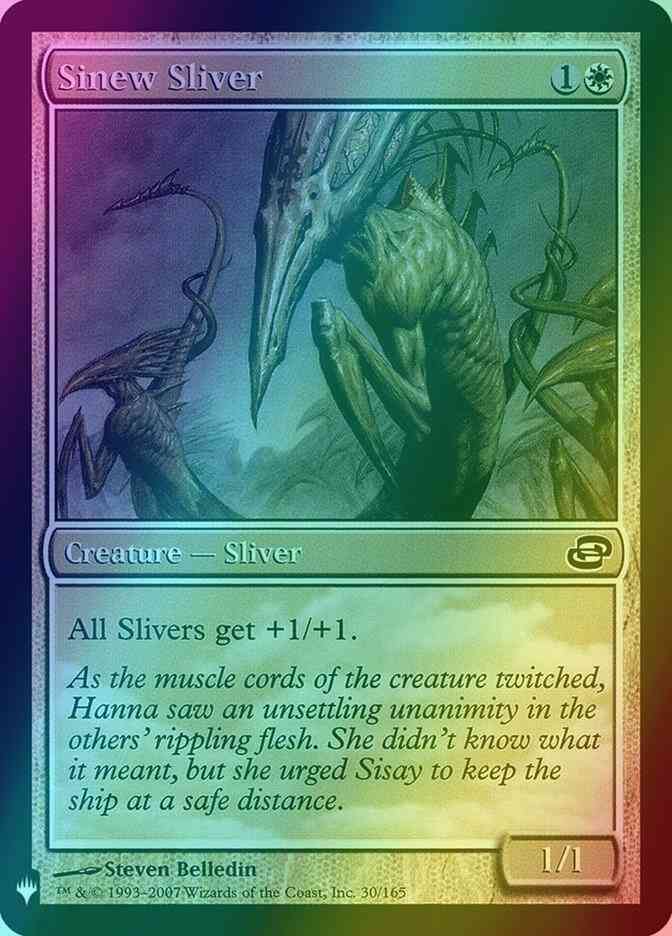 Sinew Sliver [PLC-30] [The List] [Foil]