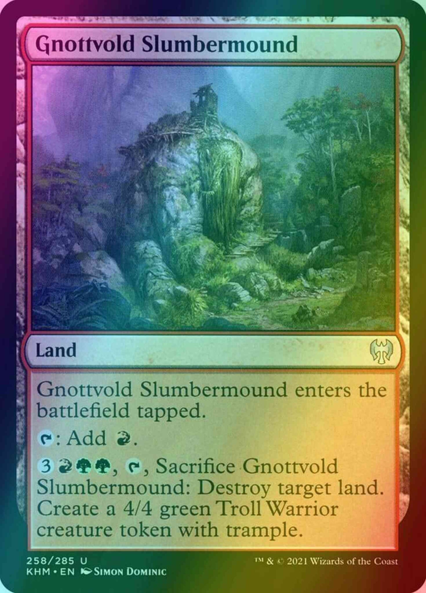 Gnottvold Slumbermound [258] [Kaldheim] [Foil]