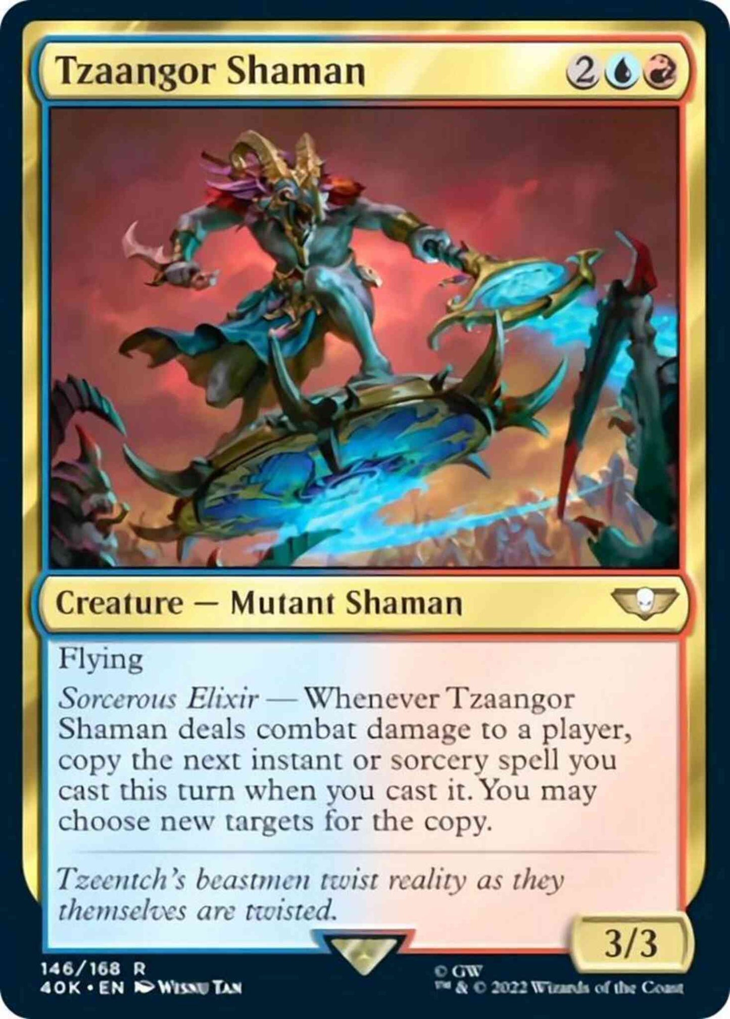 Tzaangor Shaman [146] [Universes Beyond: Warhammer 40,000] [Non-Foil]