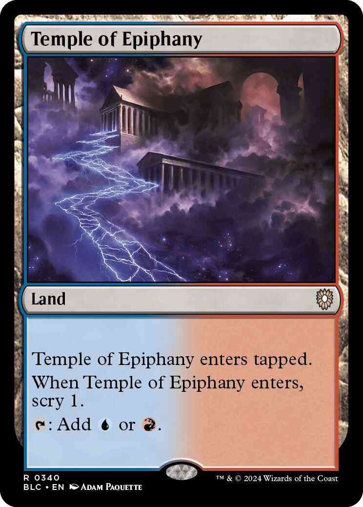 Temple of Epiphany [340] [Bloomburrow: Commander] [Non-Foil]