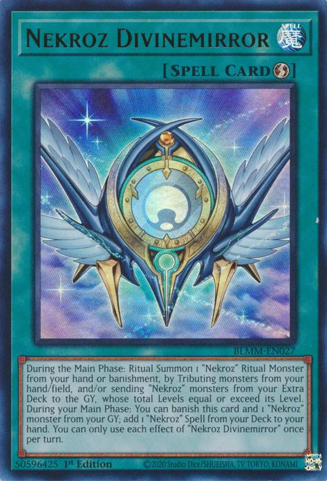 Nekroz Divinemirror - BLMM-EN027 - Ultra Rare - 1st Edition