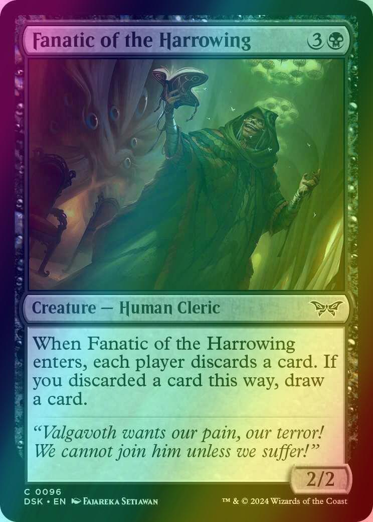 Fanatic of the Harrowing [96] [Duskmourn: House of Horror] [Foil]