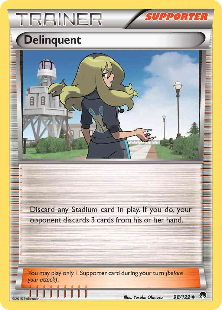 Delinquent - 98/122 - Uncommon [xy9-98] [Non-Holo]