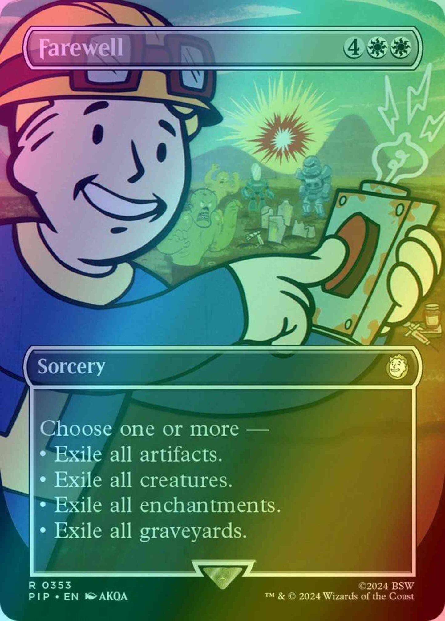 Farewell [353] [Borderless] [Fallout] [Foil]