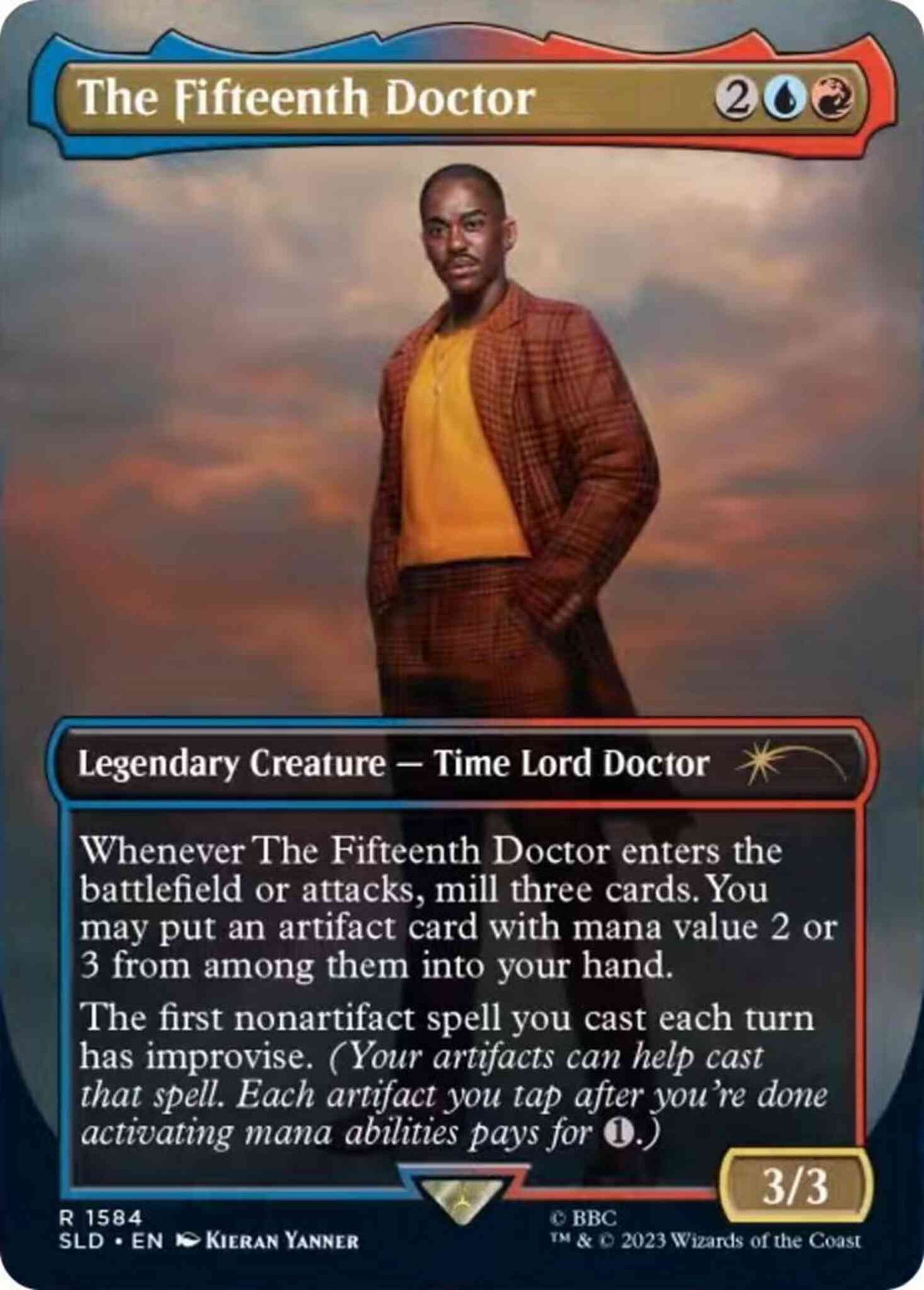 The Fifteenth Doctor [1584] [Borderless] [Doctor Who: Regeneration] [Secret Lair Drop] [Non-Foil]