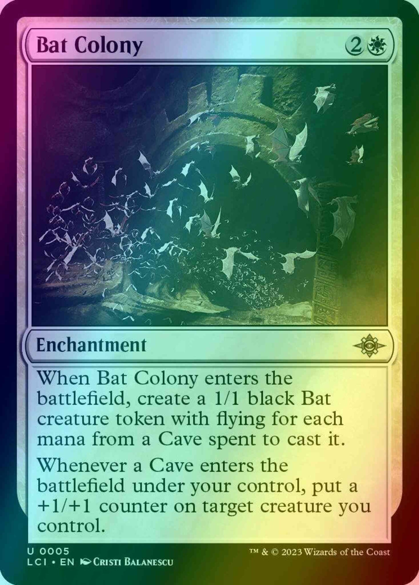 Bat Colony [5] [The Lost Caverns of Ixalan] [Foil]