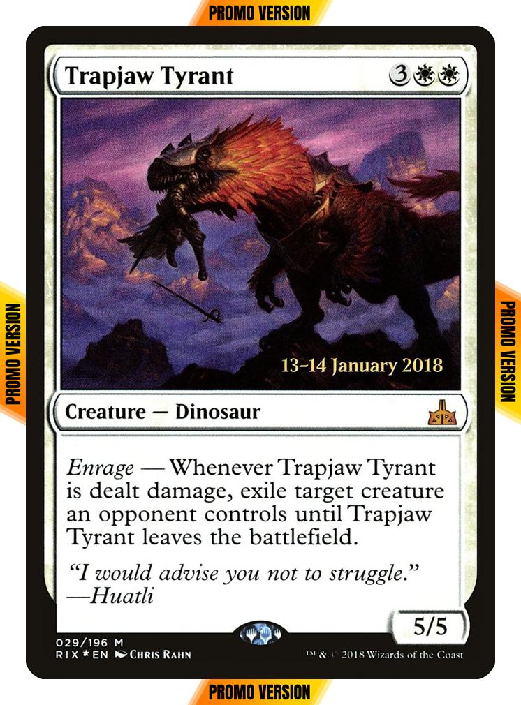Trapjaw Tyrant [29s] [Rivals of Ixalan Promos] [Foil]
