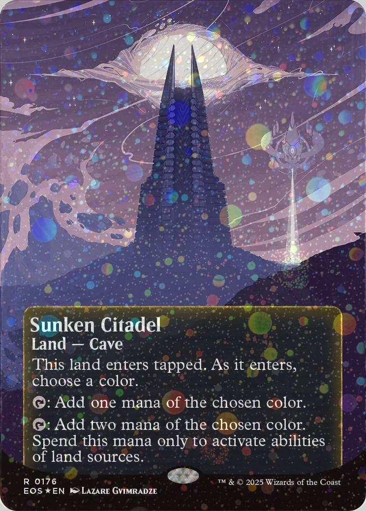 Sunken Citadel [176] [Borderless] [Poster] [Edge of Eternities: Stellar Sights] [Galaxy Foil]