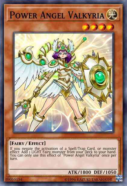 Power Angel Valkyria - SR05-EN003 - Super Rare - 1st Edition