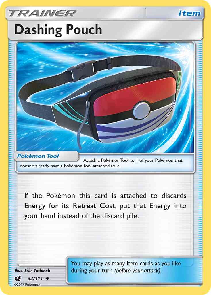 Dashing Pouch - 92/111 - Uncommon [sm4-92] [Non-Holo]