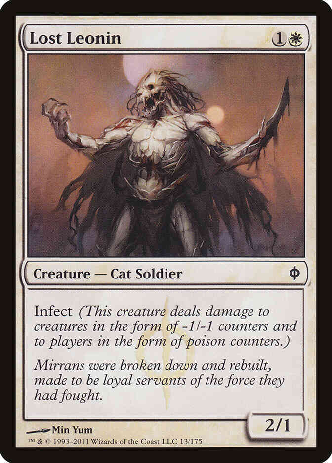 Lost Leonin [13] [New Phyrexia] [Non-Foil]