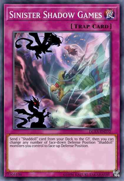 Sinister Shadow Games - DUEA-EN072 - Ultra Rare - 1st Edition