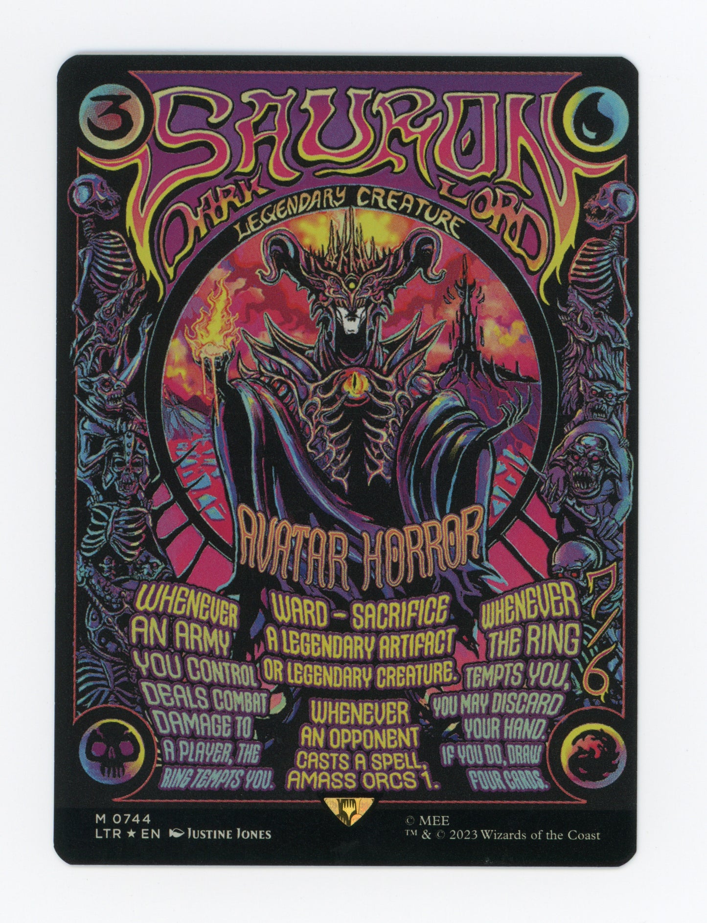 Sauron, the Dark Lord — Borderless|Poster|Foil — ID 18164