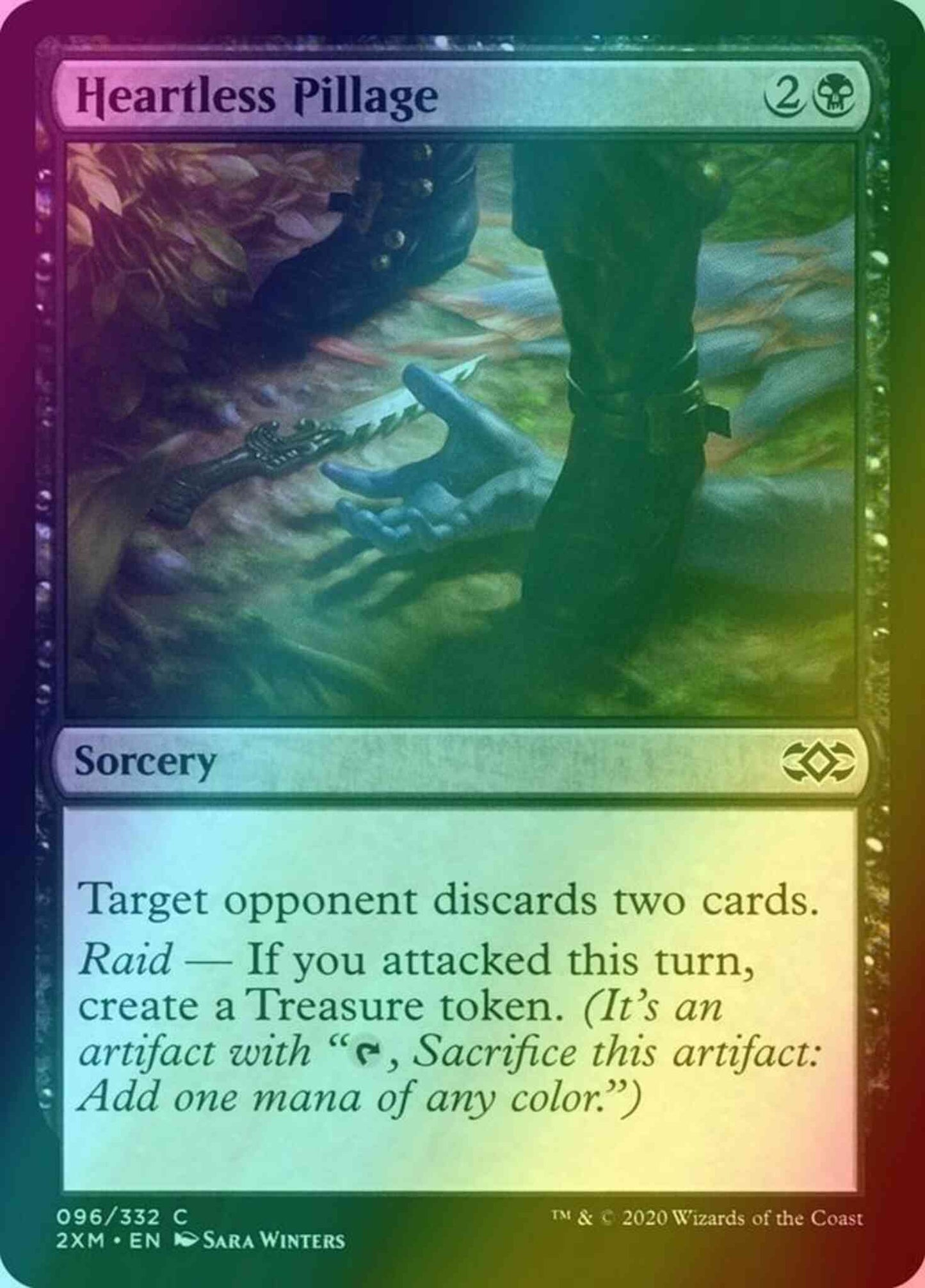 Heartless Pillage [96] [Double Masters] [Foil]