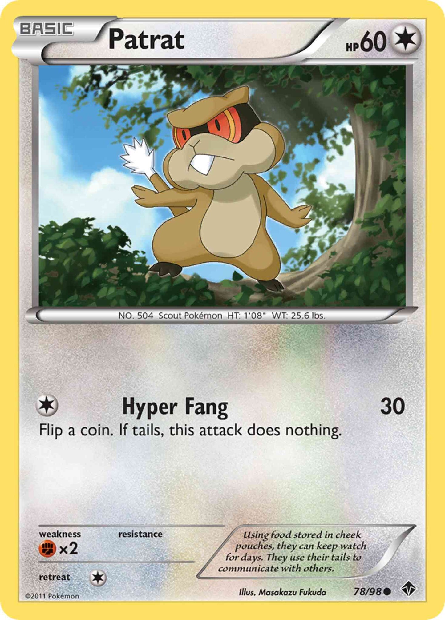 Patrat - 78/98 - Common [bw2-78] [Non-Holo]