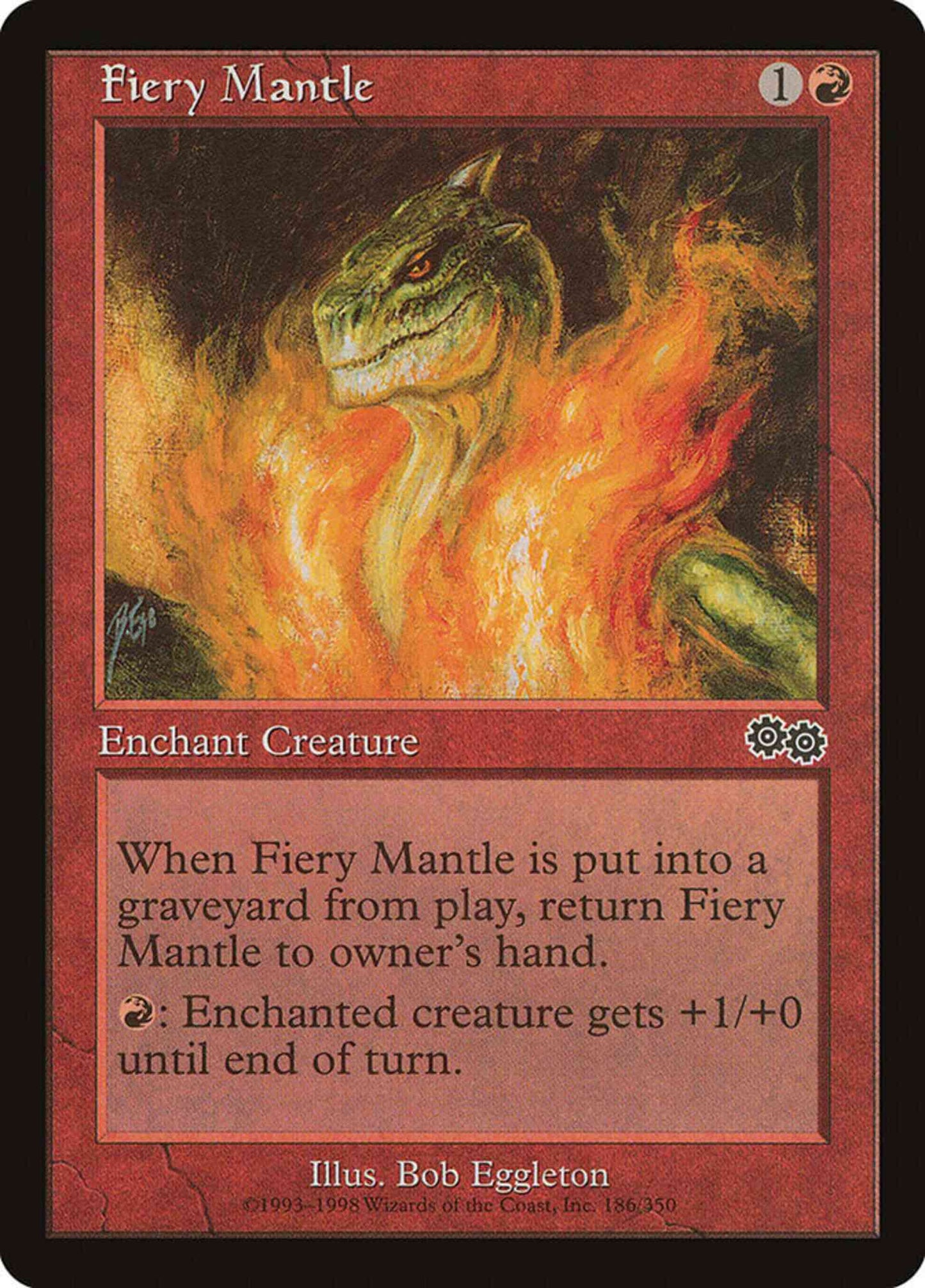Fiery Mantle [186] [Urza's Saga] [Non-Foil]