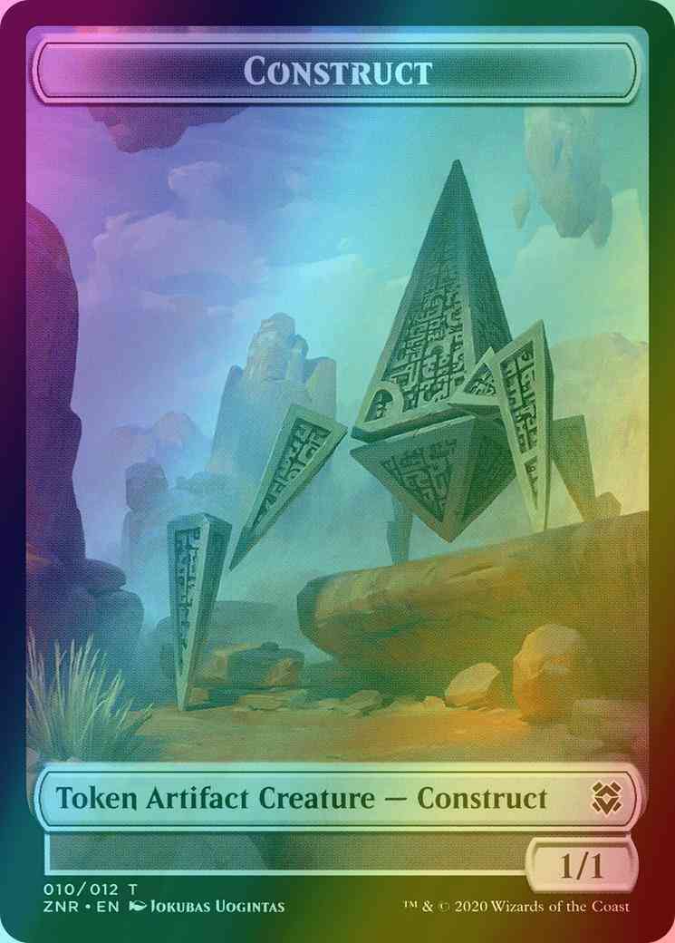 Construct Token (10) // Illusion Token (06) [Zendikar Rising Tokens] [Foil]