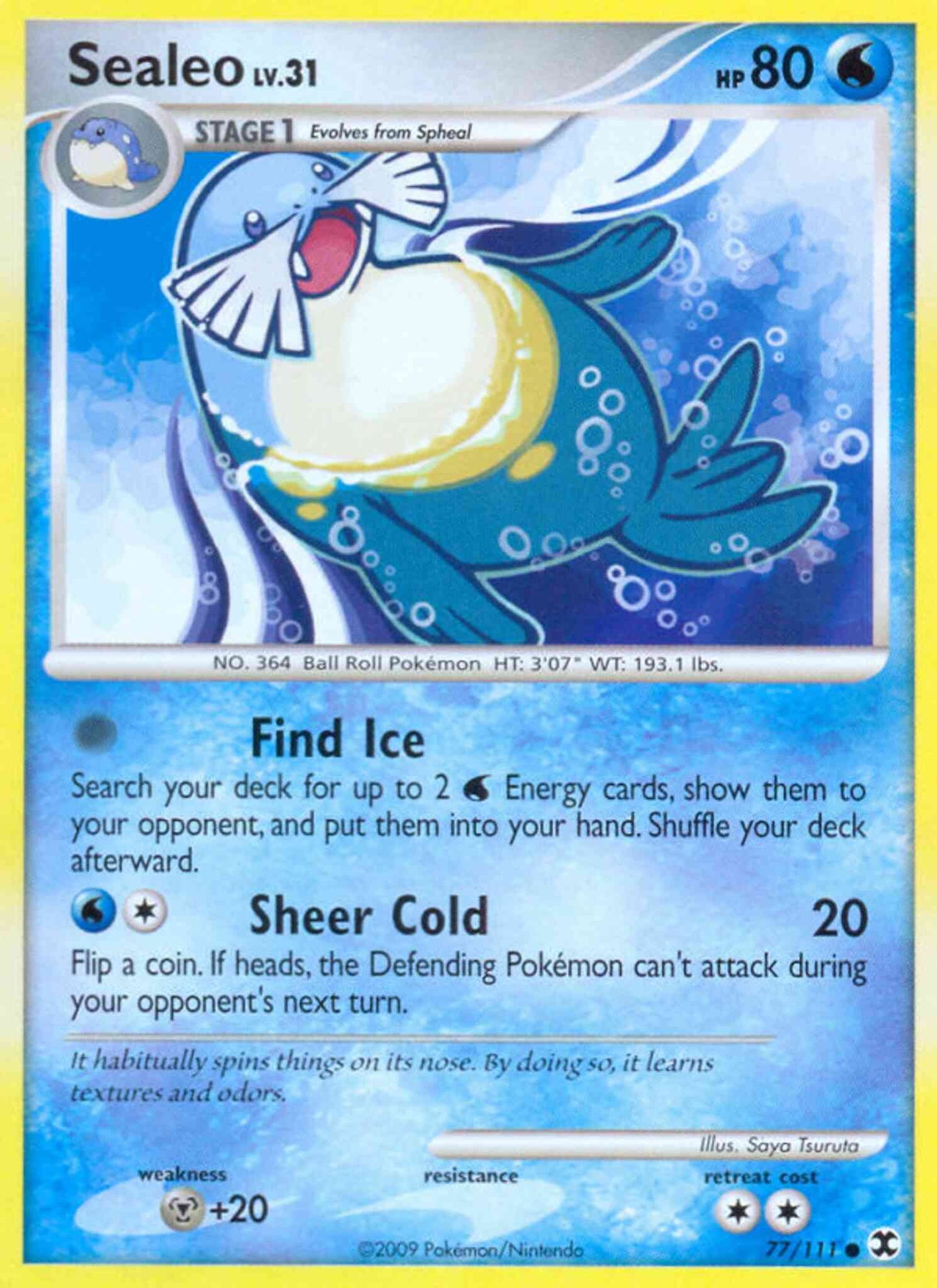 Sealeo - 77/111 - Common [pl2-77] [Non-Holo]
