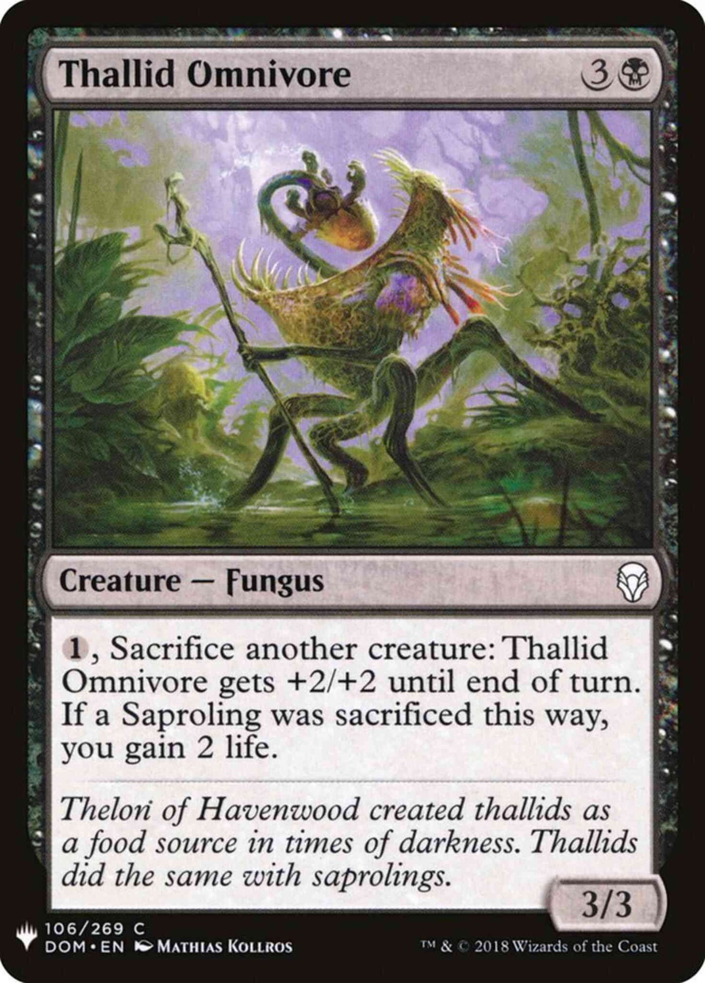 Thallid Omnivore [DOM-106] [The List] [Non-Foil]