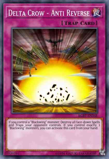 Delta Crow - Anti Reverse (Purple) - DL17-EN019 - Rare - Unlimited