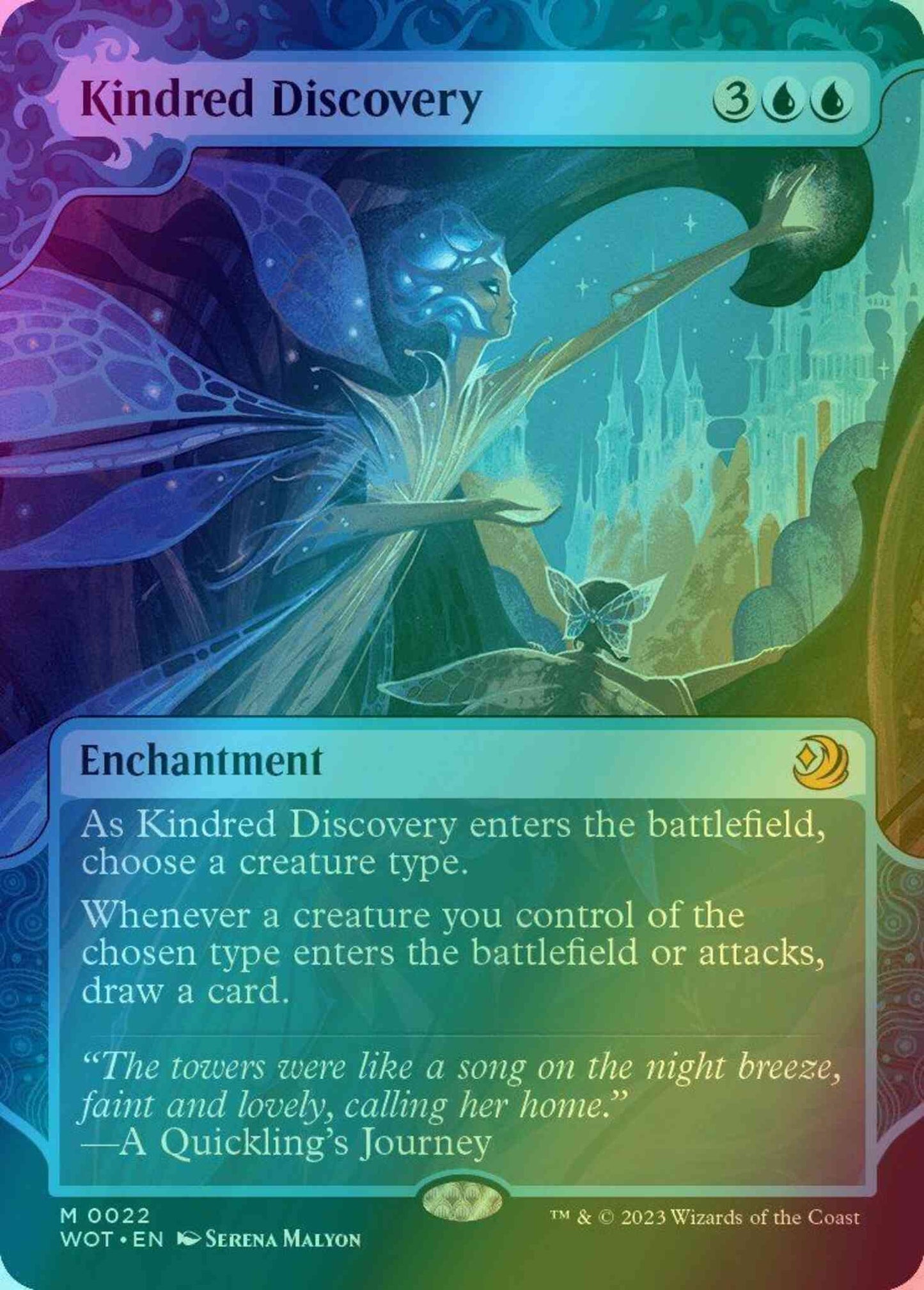 Kindred Discovery [22] [Enchanting Tale Showcase] [Wilds of Eldraine: Enchanting Tales] [Foil]